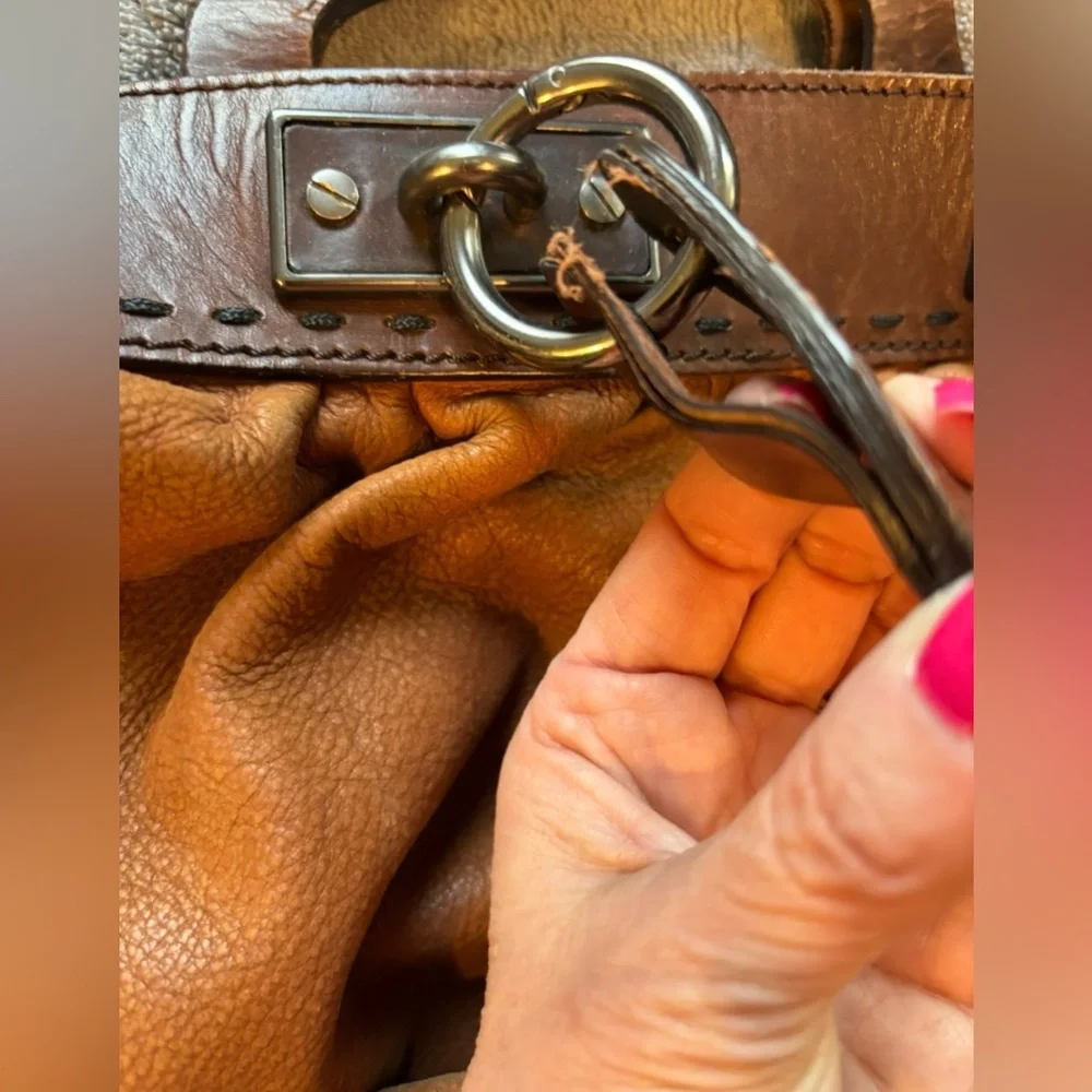 BIASIA Italian Leather Hobo Bag
